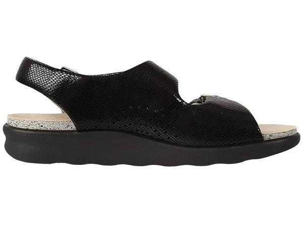 SAS Women's Relaxed Black Snake 8.5 Medium