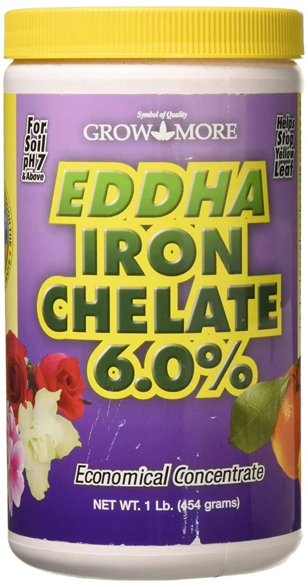 Grow More 6546 EDDHA Iron Chelate - 1-Pound