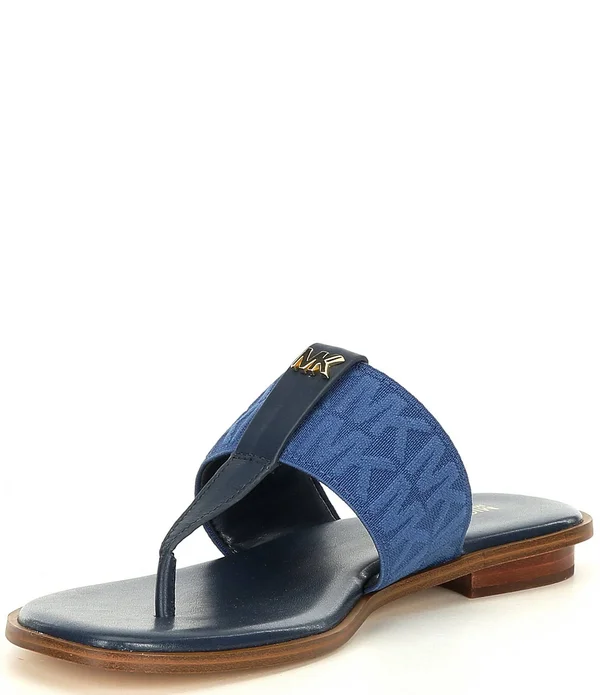 Michael Michael Kors Women's Verity Thong Sandals - Black - 10M