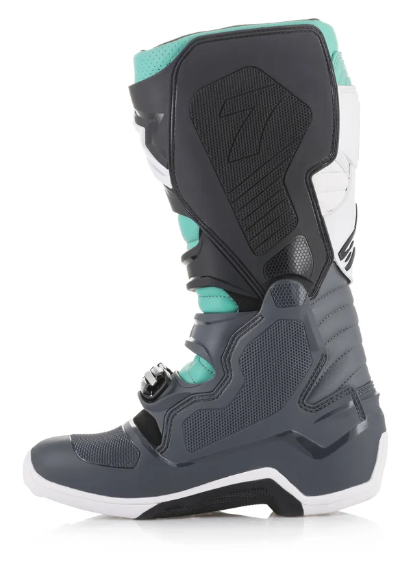 Alpinestars Tech 7 Boots Dark Gray/Teal/White 8