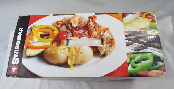 Swissmar - 8 Person Stelvio Raclette Party Grill with Granite Stone