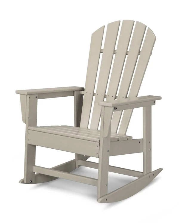 POLYWOOD South Beach Rocking Chair - Sand