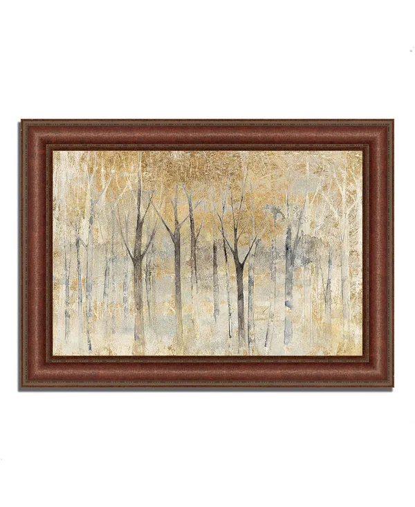 37x22 x 52x22 Seasons End Gold by Avery Tillmon Framed Painting Print