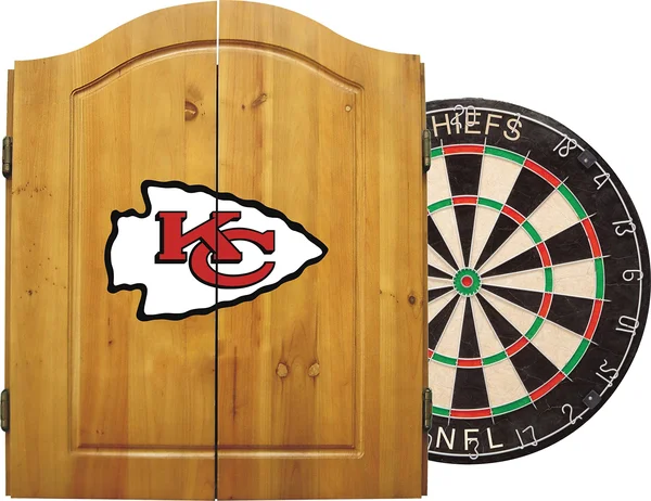 Imperial Kansas City Chiefs Dart Cabinet