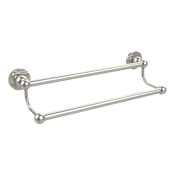 Allied Brass Bolero Collection 24 inch Double Towel Bar Polished Nickel