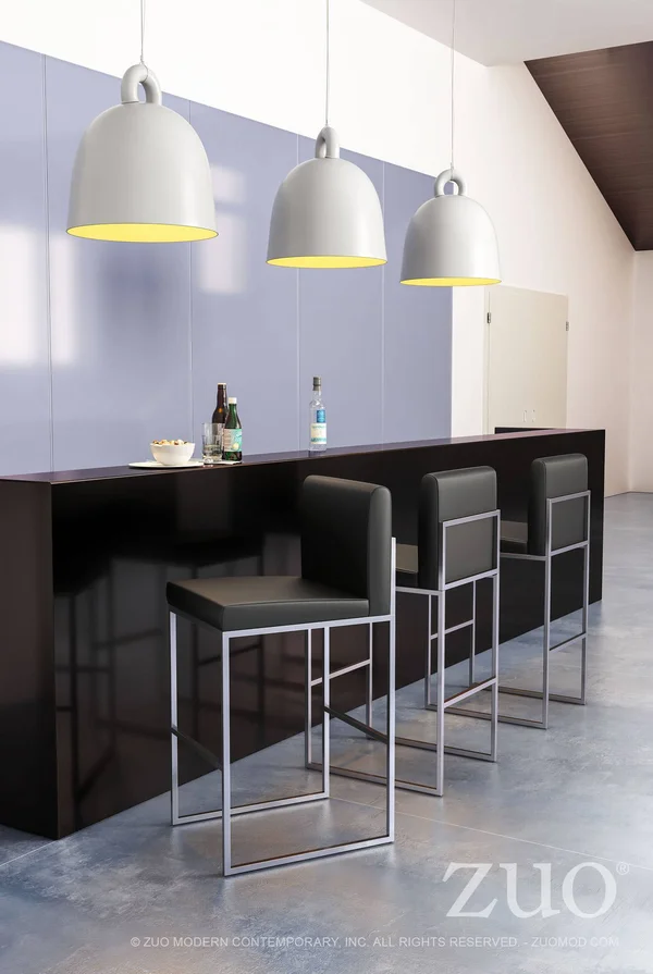 Zuo Modern Genoa Barstool Gray