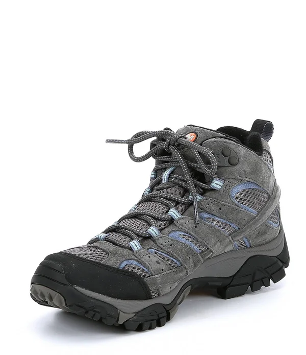 Merrell Women's Moab 2 Mid Waterproof, Size: 5.5, Boulder/Blush