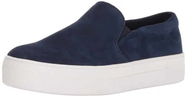 Steve Madden Gills Sneaker (Navy Suede) Women's Shoes