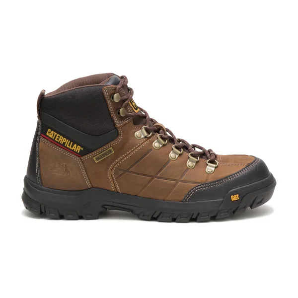 Men's Caterpillar Threshold Waterproof Boot - Size: 9.5, Brown