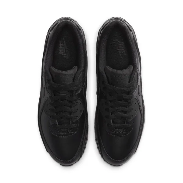 Nike Air Max 90 Leather Black Men's Shoes, Size: 13