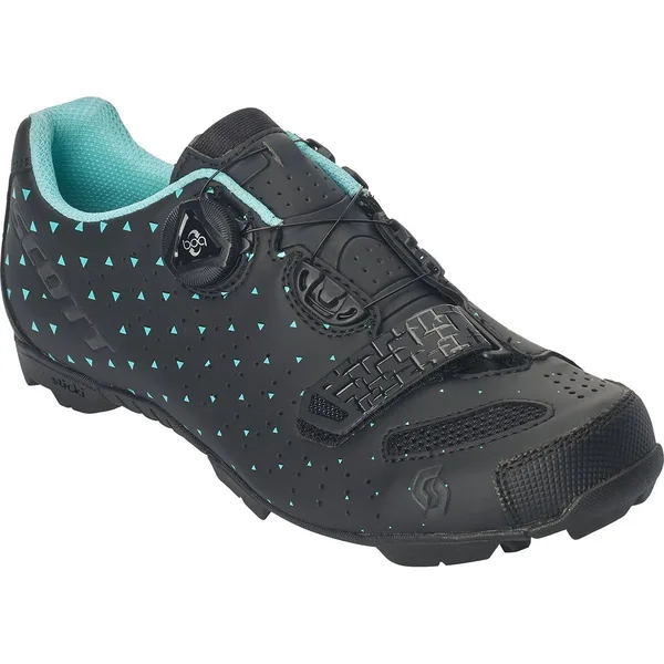 Scott MTB Comp Boa Lady Shoe - Women's 41.0 Black - Turquoise