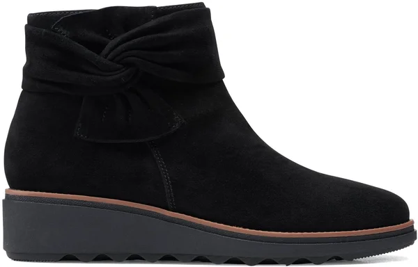 Clarks Sharon Salon Women's Boots 9437574 - 6.5 B - Medium, Black