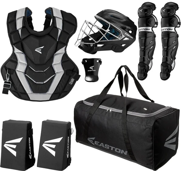 Easton Intermediate Gametime Elite Catcher&s Set, Black