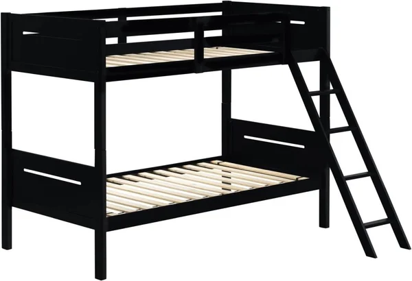 Coaster Littleton Black Twin/Twin Bunk Bed-405051BLK