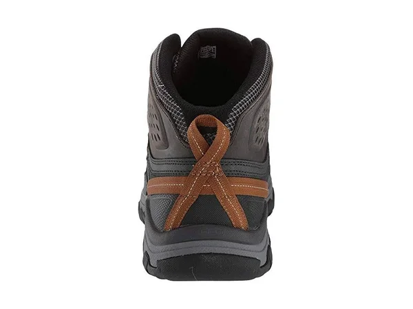 Keen Men's Targhee Vent Mid Boot - 7 - Raven, Bronze Brown