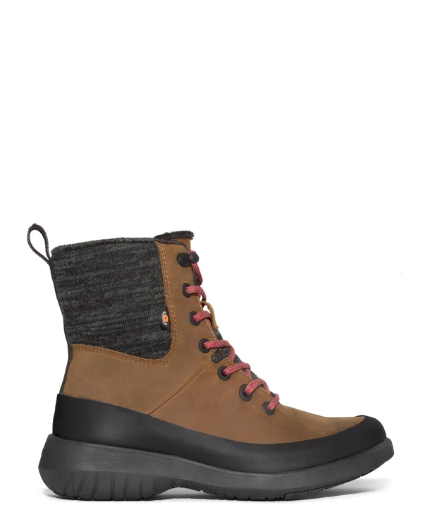 Bogs Freedom Lace Boot - Women's Cognac, 9.5