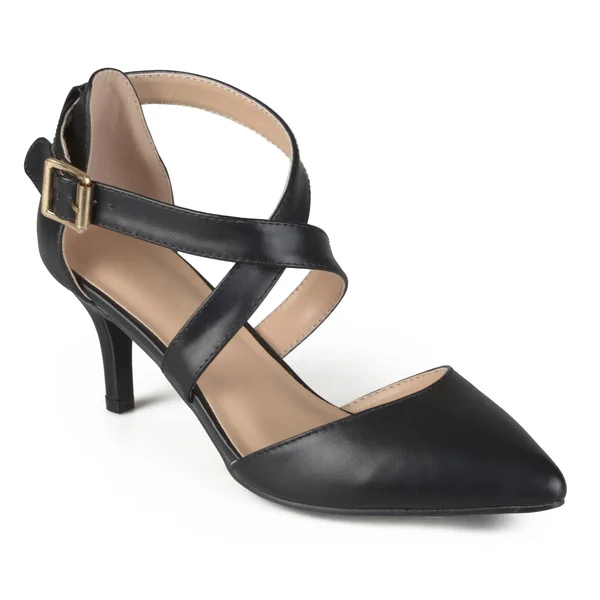 Journee Collection Women's &Riva& Pointed Toe Matte Pumps - Nude - 11