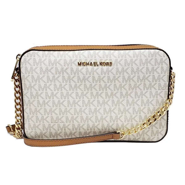 Michael Kors Jet Set Crossbody Bag - Vanilla
