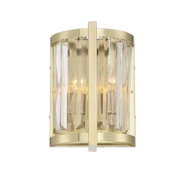 Savoy House-9-2143-2-127-Cologne - 2 Light Wall Sconce Noble Brass