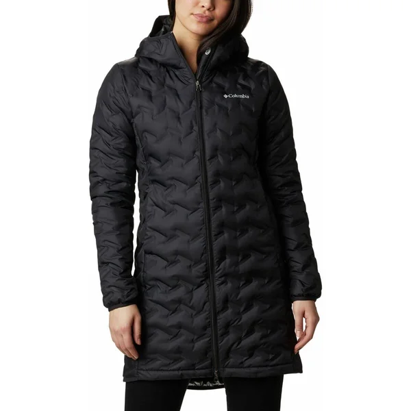 Columbia Women's Delta Ridge Long Down Jacket - Plus Size - 2x - Black