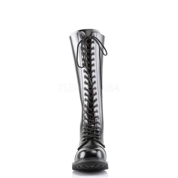 Demonia - Rocky-20 4, Black Leather