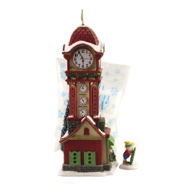 Department 56 North Pole Christmas Countdown Tower 6005435, 9.5 x 3.25 x 3.5 inches