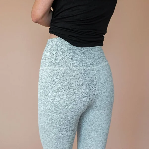 Women's Intention Compression 3/4 Leggings in Heather Grey Size Xs - Nylon/Spandex, Albion Fit