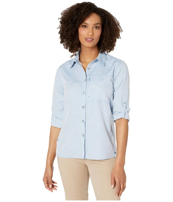 Mountain Hardwear Canyon Long Sleeve Shirt Women's - Deep Lake, Medium
