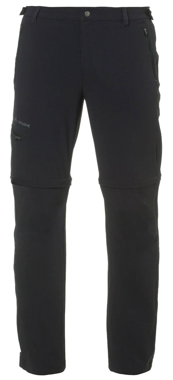 Vaude Mens Farley Stretch T-Zip Pants II Black