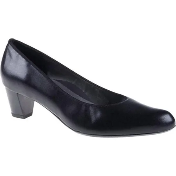 Ara Women's Kelly Dress Pump, Black Leather, 9 M US