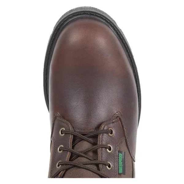 Georgia Boot Men's 6 in. Homeland Waterproof Work Boot, G106, Brown