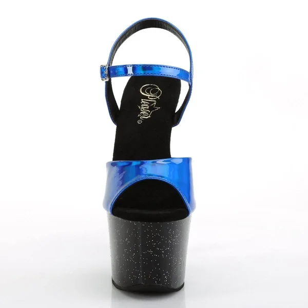 Pleaser - SKY-309HG 7 - Gold Hologram/Black