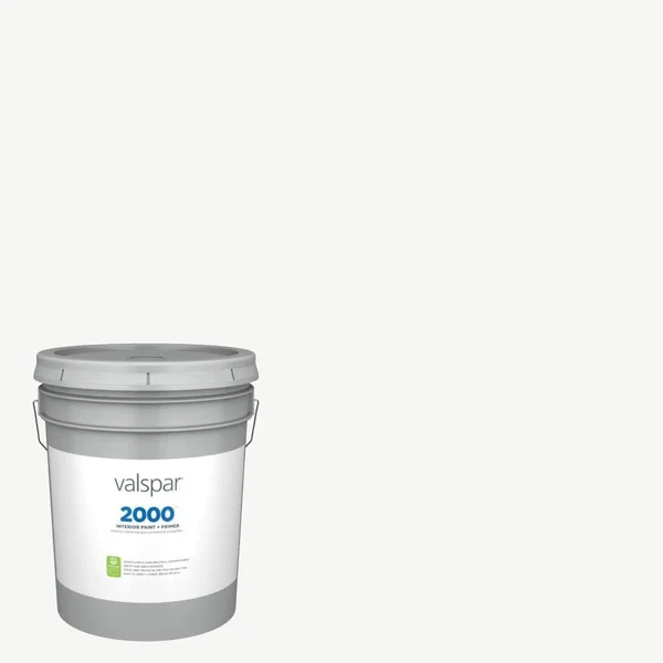Valspar 2000 Semi-Gloss Ultra White 7006-24 Interior Paint (5-Gallon), 7006-24-35025