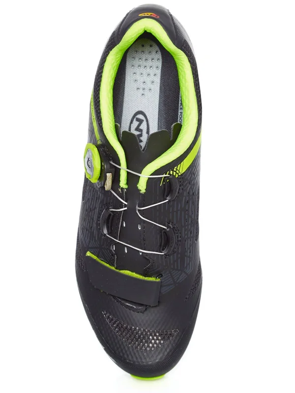 Northwave Razer MTB Shoes - Black, Yellow Fluo, EU45