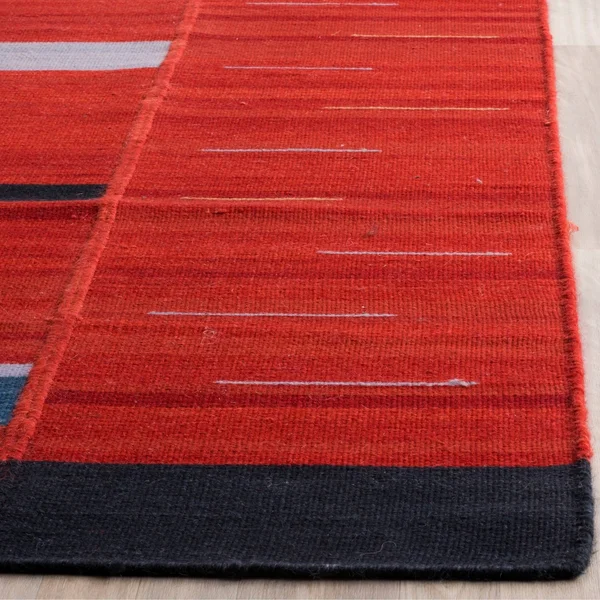 Safavieh Kilim KLM814A Red 8& x 10& Area Rug