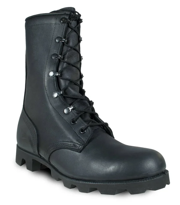 McRae Footwear Men's 10 Combat Boot with Panama Outsole 6189, Black