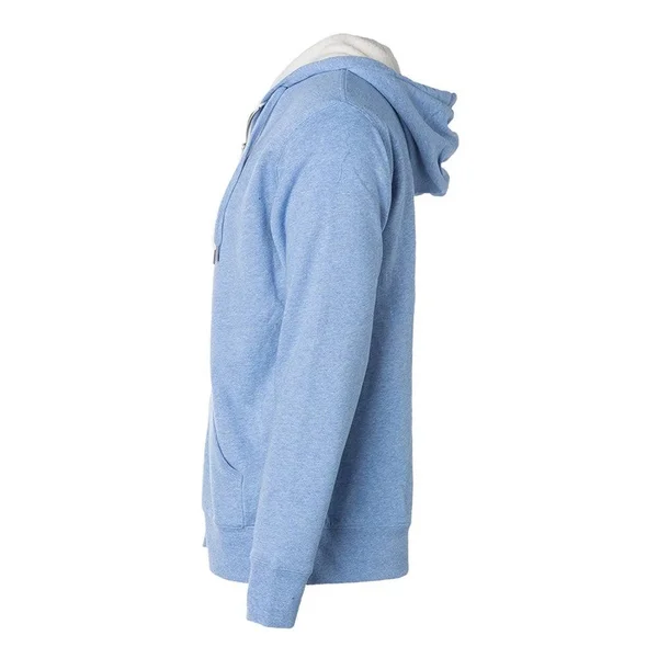 Unisex Sherpa-Lined Hooded Sweatshirt - Black - XL