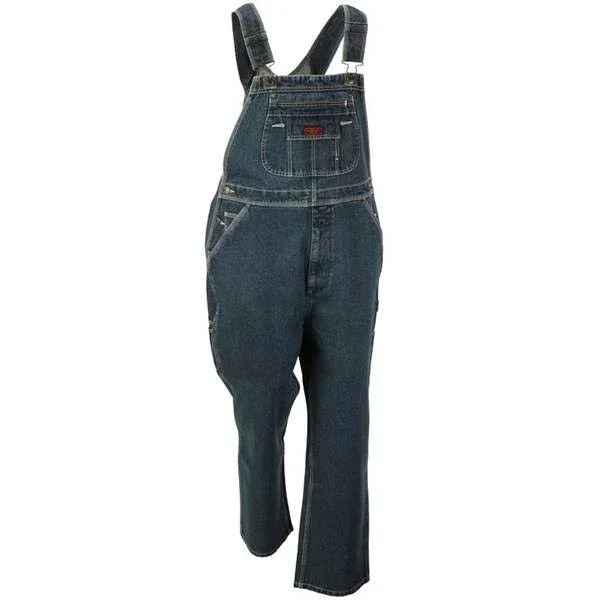 Fivebrother Men's Denim Bib Overalls
