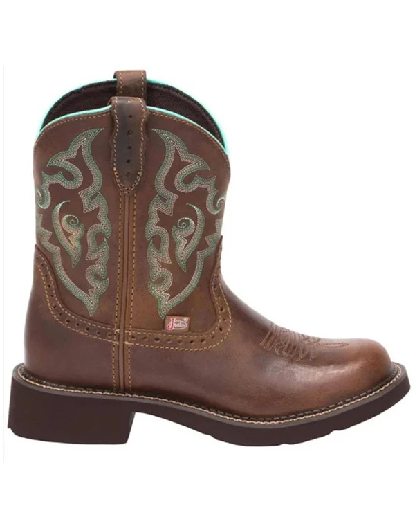 Justin Women's 8 in. Gemma Tan Jaguar Gypsy Cowboy Boot - L9606
