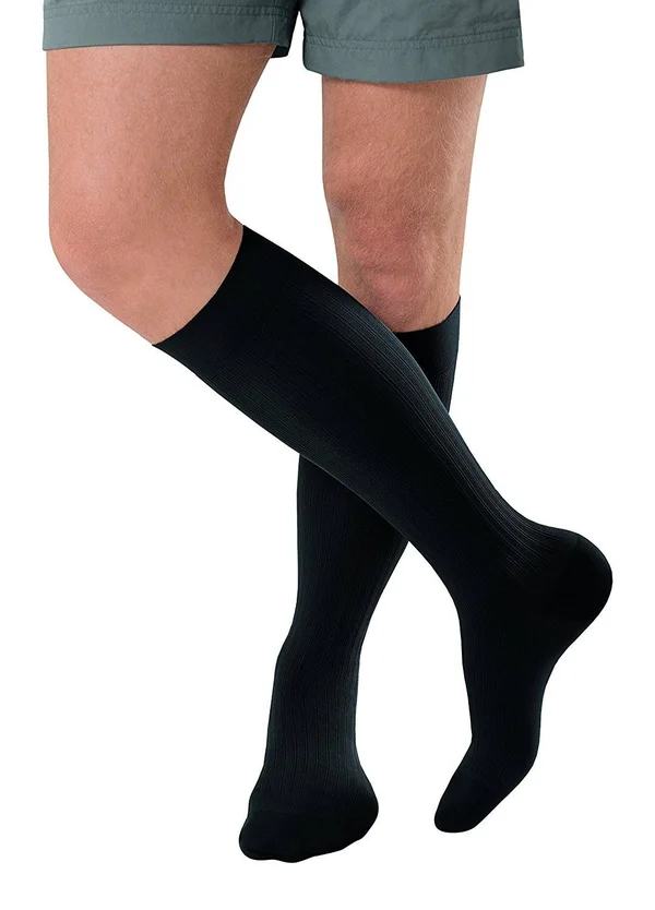 Jobst forMen Ambition SoftFit 30-40 mmHg Knee High Size 1 - Regular, Black