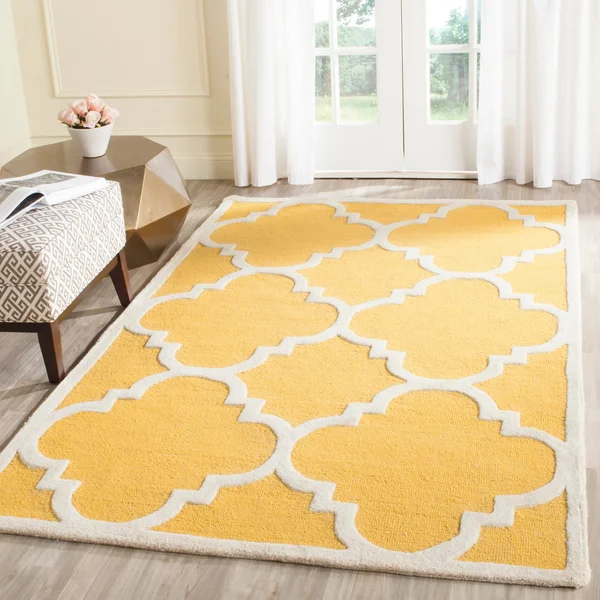 Safavieh Cambridge Silver & Ivory 6& x 6& Square Rug