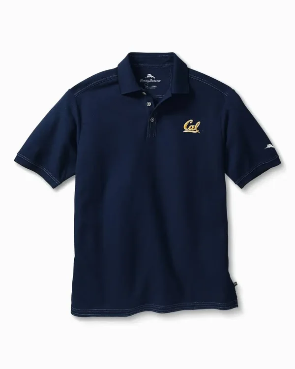 Tommy Bahama Men's Big & Tall Collegiate Emfielder Polo - uc_berkeley - Size XXXLT