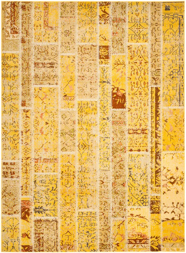 Safavieh Monaco Yellow Contemporary Rug - 9& x 12&