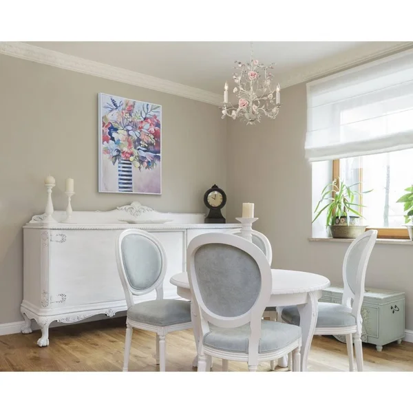 Three Light Chandelier Cream Finish with Porcelain Roses/Clear Crystal - 31-BEL-613142 - Bailey Street Home