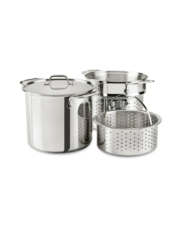 All-Clad Mixed Materials 12-pc. Cookware Set - Black