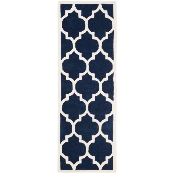 Safavieh Chatham Dark Grey & Ivory 4& x 4& Round Rug