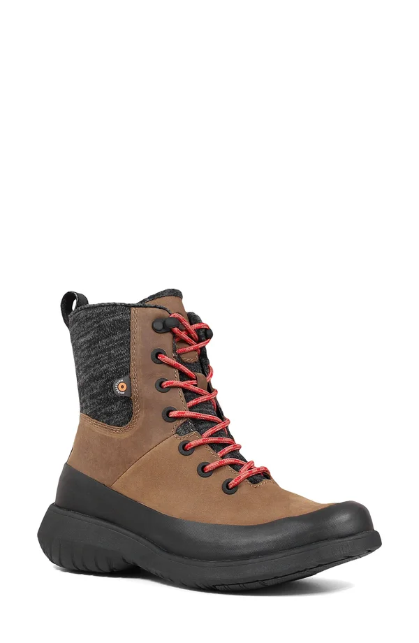 Bogs Freedom Lace Boot - Women's Cognac, 9.5