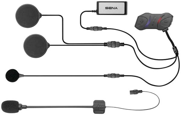 Sena SMH10R Low Profile Motorcycle Bluetooth Headset & Intercom Dual Pack