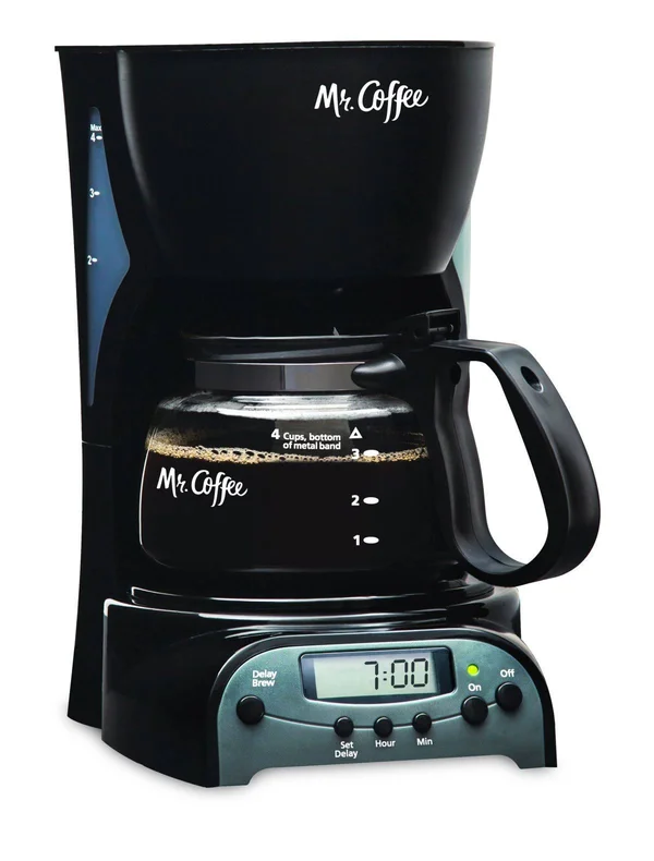Mr. Coffee 4-Cup Programmable Coffeemaker, DRX5