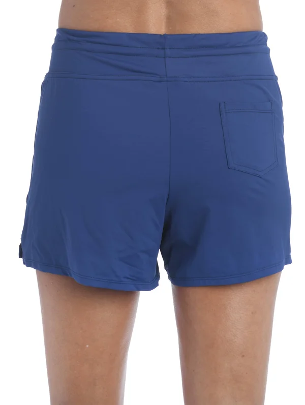 24th & Ocean Solids Swim Shorts (Black) Women's Swimwear
